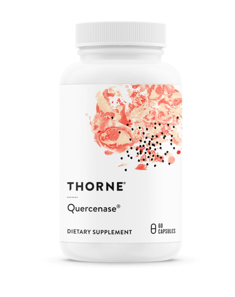 Quercetin stabilizes mast cells, and Thorne's product line is dependably good.